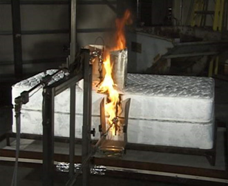16CFR 1632/16CFR 1633美国床垫香烟/明火阻燃测试