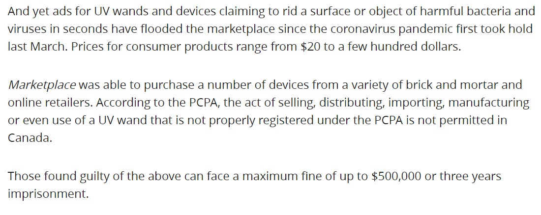 未注册PCPA的杀虫剂产品在加拿大亚马逊被下架