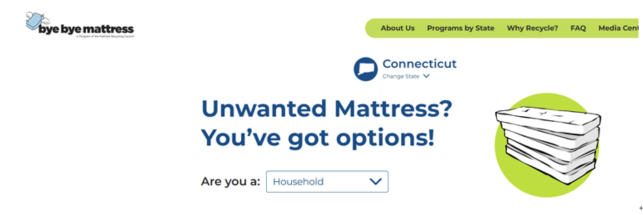 美国床垫回收委员会Mattress Recycling Council（MRC）注册—康涅狄格州(CT)床垫回收合规法规