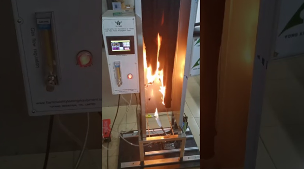 NFPA 701纺织品和薄膜的可燃性测试