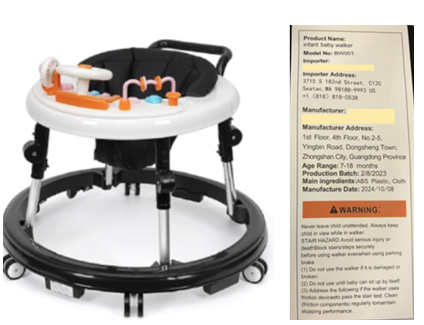 美国CPSC召回:10月2期