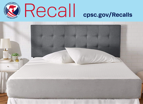 2025年美国CPSC召回案例—10月3期（床垫）