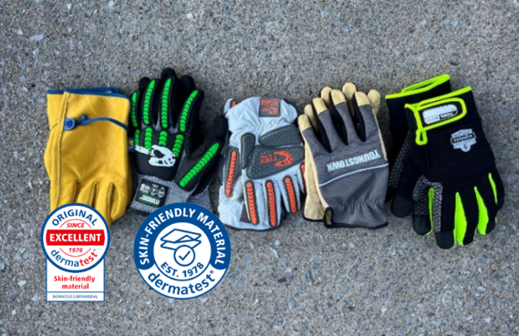 劳保手套的Dermatest® Skin-friendly Material seal重要性